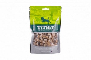 Титбит Titbit Косточки мясные с индейкой и творогом 145г