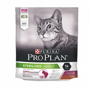 Pro Plan Sterilised сухой корм для стерилизованных кошек Утка/Печень 400гр АКЦИЯ!