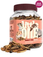 Little One лакомство для всеядных грызунов Смесь насекомых 75г