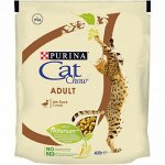 Cat Chow Adult сухой корм для кошек Утка 400гр