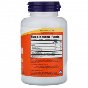 Now Foods, High Lignan Flax Oil, 1000 мг, 120 мягких желатиновых капсул