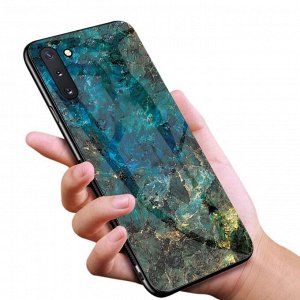 Чехол стекло с рисунком на телефон Huawei