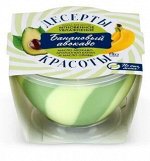 &quot;Десерты Красоты&quot; Маска д/волос БАНАНОВЫЙ АВОКАДО (увлажняющая) 220мл