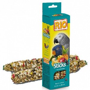 RIO Sticks палочки для крупных попугаев Фрукты/Ягоды 2*90г