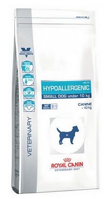 Royal Canin Hypoallergenic Small Dog диета сухой корм для собак мелких пород с пищевой аллергией или непереносимостью 1кг