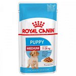 Royal Canin Medium Puppy влажный корм для щенков средних пород 140гр соус пауч АКЦИЯ!