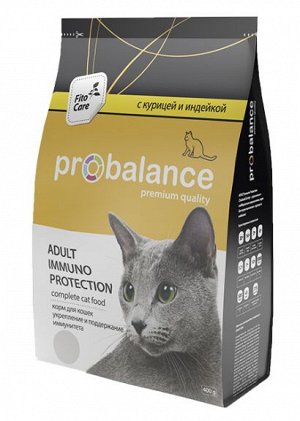 ProBalance Immuno сухой корм для кошек Курица/Индейка 400гр