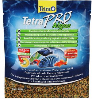 Tetra Pro Algae 12г чипсы для тропических рыб