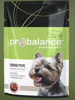 ProBalance Sensitive влажный корм для собак с чувствительным пищеварением и склонным к аллергии с говядиной 100 гр пауч