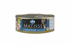 Farmina Matisse Mousse влажный ком для кошек Мусс с треской 85г АКЦИЯ!