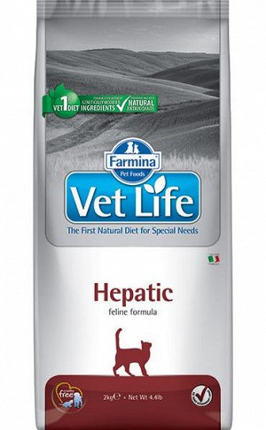 Farmina Vet Life Cat Hepatic диета сухой корм для кошек при заболевании печени 400гр