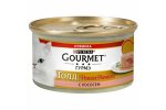 Gourmet Gold влажный корм для кошек Нежная начинка с Лососем 85гр консервы