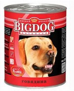 Зоогурман Big Dog влажный корм для собак Говядина 850гр консервы