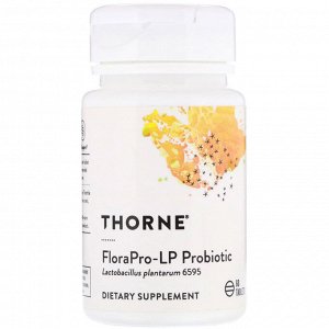 Thorne Research, Пробиотик FloraPro-LP, 60 таблеток