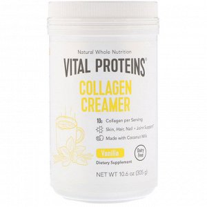 Vital Proteins, Коллагеновые сливки, ваниль, 305 г (10,6 унции)