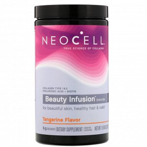 Neocell, Beauty Infusion, витаминная смесь для напитков, мандарин, 330 г (11,64 унции)