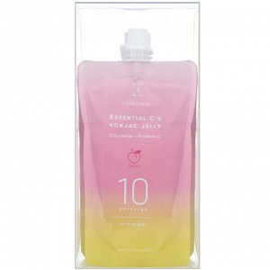 Everydaze, Essential C&#x27 - s Konjac Jelly, Peach, 4 Pouches, 5.07 fl oz (150 ml ) Each