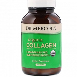 Dr. Mercola, Органический коллаген, 90 таблеток