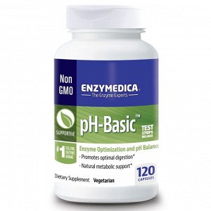 Enzymedica, pH-Basic, 120 капсул