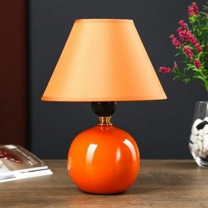 Настольная лампа 1004 1х60W E27 оранжевый 18х22 см