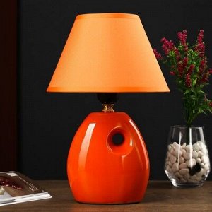 Настольная лампа 4104 1х60W E27 оранжевый 20х29 см