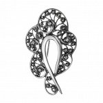 Серебряная брошь 1309794