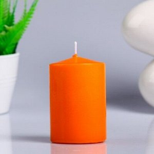 Свеча пеньковая ароматическая "Апельсин", 5,6х8 см