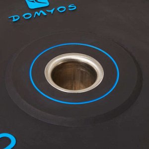Диск бамперный для тяжелой атлетики 20 кг, внутренний диаметр 50 мм DOMYOS