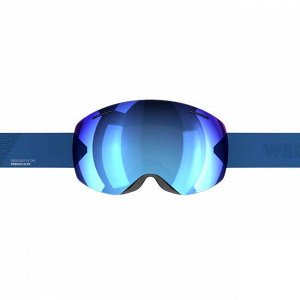 Маска для лыж и сноуборда для хорошей погоды для детей и взрослых синяя g 900 wedze