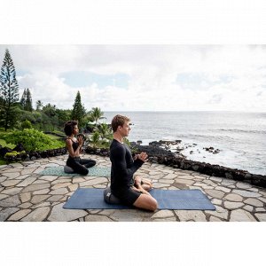 Легинсы для мягкой йоги женские из биохлопка черно-серые kimjaly