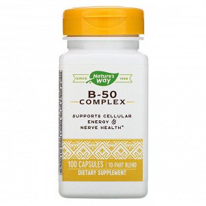 Nature&amp;#x27 - s Way, B-50 Complex, 100 Capsules