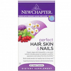 New Chapter, Perfect Hair, Skin & Nails, 60 Vegan Capsules