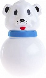 Неваляшка средняя &quot;Белый медведь&quot;  22 см