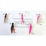 Октопус оснащённый Octopus Rigged Challenger Squid 30 Lb 1 крючок №2,5 (х5)