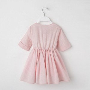 Платье для девочки KAFTAN "Горошек" р.30 (98-104), розовый