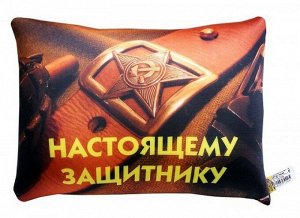 Антистрессовая подушка "Защитнику". наст. защитн. ремень