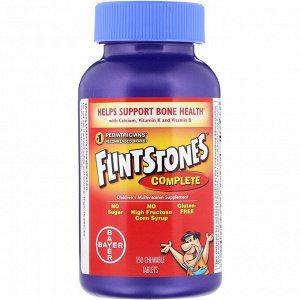 Flintstones, Комплекс для детей, мультивитаминная добавка, 150 жевательных таблеток