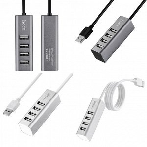 USB 2.0 HUB Hoco HB1 4 порта, арт.010548