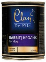 Clan De File Rabbit влажный корм для собак Кролик 340гр консервы