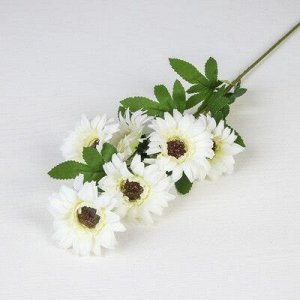 Цветы искусственные "Гербера садовая" 6*50 см, белый
