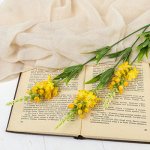 Цветы искусственные &quot;Мускари&quot; 71 см, жёлтый