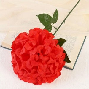 Цветы искусственные "Герань королевская", 16*60 см, красный