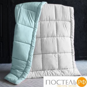 Одеяло 'Sleep iX' MultiColor 250 гр/м, 155х215 см, (цвет: Белый+Нежно-голубой) Код: 4605674141552