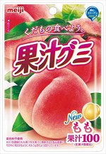 MEIJI Juice Gummy Momo - персиковый мармелад на фруктовом соке