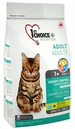 1&#039;st Choice Weight Control сухой корм для стерилизованных кошек Контроль веса 5,44кг + ПОДАРОК АКЦИЯ!