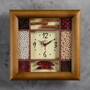 Часы настенные, серия: Кухня "Ароматные специи", 29х29 см