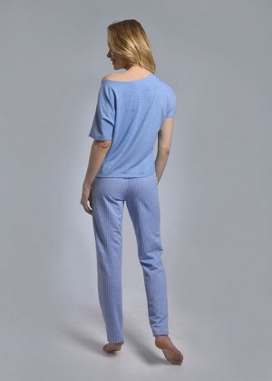Комплект с брюками "СТАЙЛ" (голубой №10)