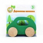 Игрушка Машинка деревянная (зеленая)