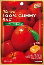 KANRO 100% Apple Gummy - яблочный мармелад с коллагеном