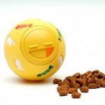 Игрушка-шар под лакомства &quot;Мыши и рыбы&quot;, 7,5 см